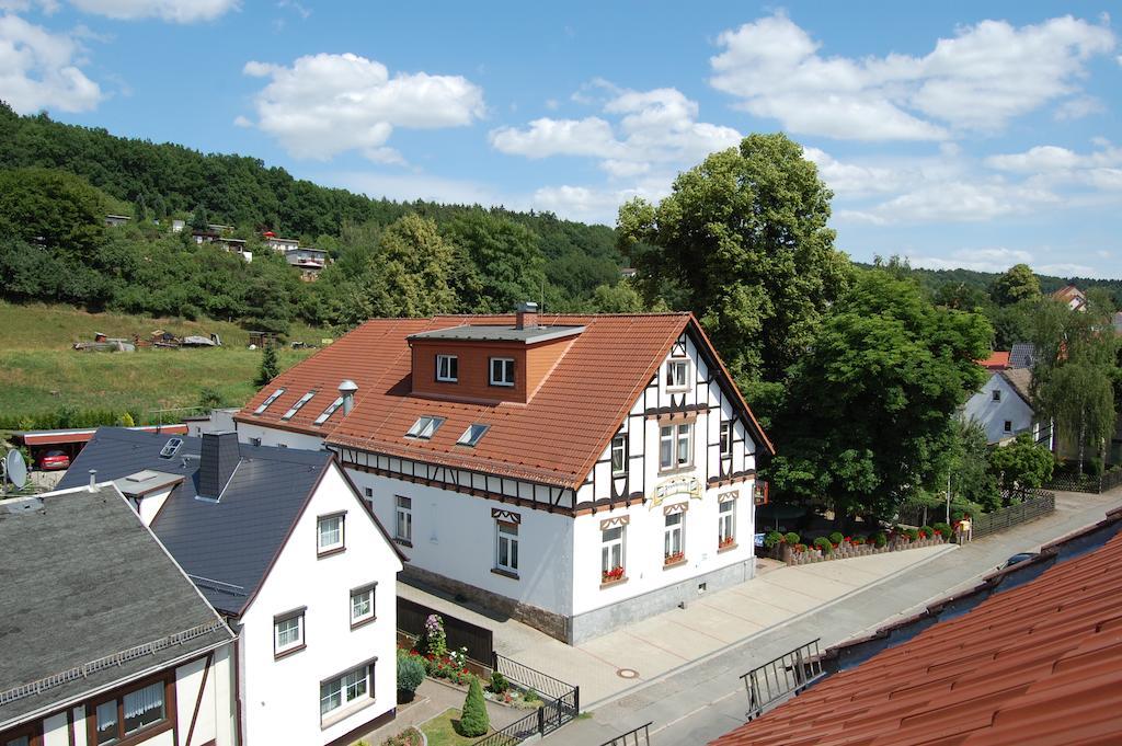 Gasthof Und Pension Frankenthal - Garni Hotel Gera Bagian luar foto