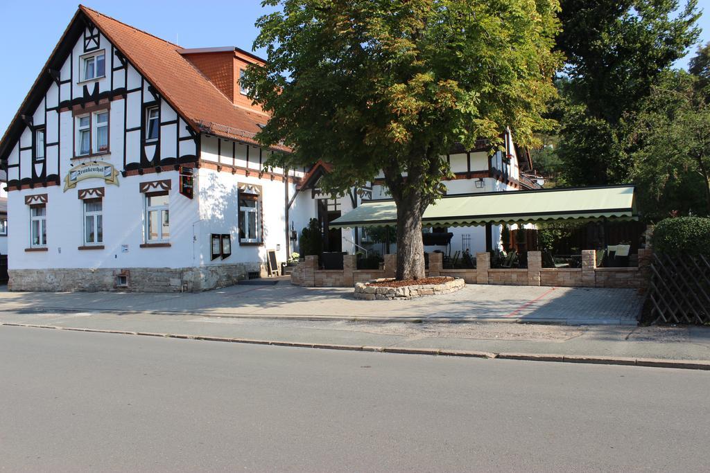 Gasthof Und Pension Frankenthal - Garni Hotel Gera Bagian luar foto